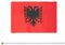 Kind Girl Art Mädchen 50 Stück Hand Held Flagge Klein Mini Flagge Round Top National Land Flaggen 8.1 x 5.4'',11.8 Albania