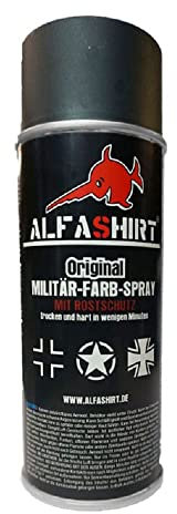 Militär Sprayfarben Farbspray Lack RAL Farben Bundeswehr Restaurieren, RAL Farben:RAL 7016 Anthrazitgrau matt