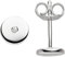 Jobo Damen-Ohrstecker aus 925 Sterling Silber mit 2 Zirkonia
