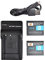 DSTE (2-pack) NP-BN1 Camera Battery and Charger Compatible with Sony DSC-QX10 DSC-QX100 DSC-TF1 DSC-TX5 DSC-TX7 DSC-TX9 DSC-TX10 DSC-TX20 DSC-TX30