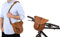 Gusti Lenkertasche Umhängetasche Félicia B. Fahrradtasche inkl. Platte Lenkertasche Umhängetasche Handtasche Braun Leder