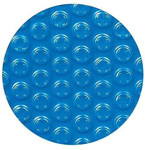qmj Runde Poolabdeckungen Für Oberirdische Pools Aufblasbarer Pool Solar-Poolabdeckung Solarfolie Pool Luftpolsterabdeckung Pool Wasser Warm Halten,Blue-Round 360cm / 12ft