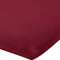 REDBEST Topper-Spannbettlaken Denver Elasthan-Jersey-Stretch weinrot Größe 90x190 cm - 100x200 cm - besonders weich und anschmiegsam, bügelfrei, mit Rundumgummi