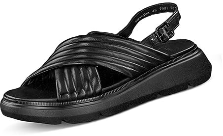 Paul Green Damen Sandalen Sandale Glattleder Plateau Bequem Freizeit Uni Damen Schuhe