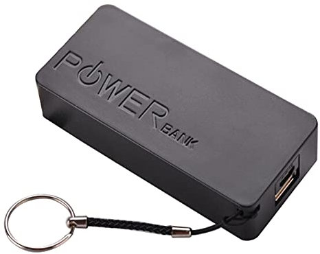 YUSHU - USB Power Bank Akku Ladegerät Hülle, DIY Box für Handy Power Bank Ladegerät, Akku Pack Fall mit Gurt
