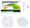 Pzsmocn 200 Stück/100 Sätze M4*20 mm PC Transparenter Kunststoff Kreuzschlitz Rundkopfschrauben und Sechskantmuttern-Satz, für Heimwerkerarbeiten, Modelle und die Befestigung Elektronischer Produkte.