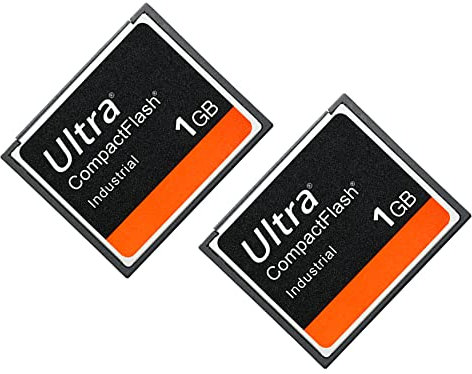 1GB Ultra CF Memory Card Industrial CF Card for SLR Camera Card 1GB (2 Pack) Designed for Photographers