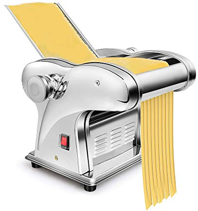 BAHOJAS Automatic Electric Pasta & Noodle Maker - Multifunction Dough Roller & Cutting Machine for Dumpling Wonton Wrappers