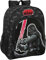 Star Wars The Fighter Schulrucksack, Kinderrucksack, anpassbar an den Kinderwagen, ideal für Kinder im Schulalter, bequem und vielseitig, Qualität und Widerstandsfähigkeit, 32 x 12 x 38 cm, Schwarz,