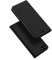 DUX DUCIS – Handyhülle kompatibel mit Apple iPhone SE 2020 – Kunstleder Cover – Schwarz