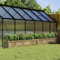 Cosisti Jardinières Lot de 2 Jardinière Bois jardinieres Exterieur Bac a Fleur Bois Lit Surélevé de Jardin Potager pour Cultiver Fleurs Herbes Plantes-Naturel impregné-180x31x31 cm-2 pcs