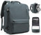 Handgepäck Rucksack 45X36X20 für Easyjet Reiserucksack Wasserdichter Unter Dem Sitz Handgepäck Rucksack Flugzeuge Reisetasche Weekendertasche Wanderrucksack Lässiger Tagesrucksack,H7-Grau Blau