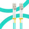 FLYPROFiber 5M OM3 LC auf LC LWL Glasfaser Patchkabel | Längenoptionen: 0,2m-100m, 10 GB Duplex, 50/125 um Multimode LWL Kabel LSZH 5 Meter, 2 Pack
