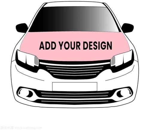 Protecteur De Capot Personnalisé Pour Voitures - Drapeaux De Voiture Personnalisez Votre Image/Texte Housse De Protection De Capot De Voiture, Enveloppe De Capot De Voiture Super Élastique Lavable