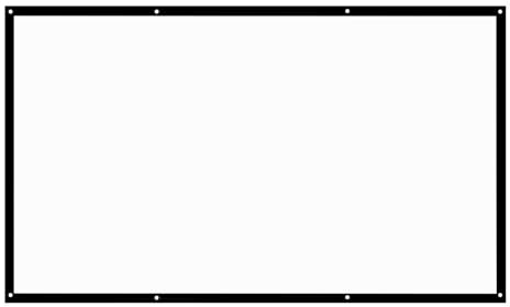 Projector Screen Portable 120in, 16:9 HD Projector Movie Screen Foldable Anti-Crease Projector Screen, for Bedroom School Theater Cinema Indoor Outdoor Backyard