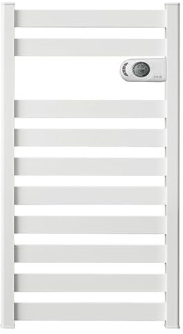 HJM Radiateur ZINNIA Sèche-Serviettes en Aluminium 750W – Sécurité Renforcée. Détection de Fenêtres Ouvertes. Chauffage Rapide. Faible Consommation d'Énergie. Fabriqué en Espagne