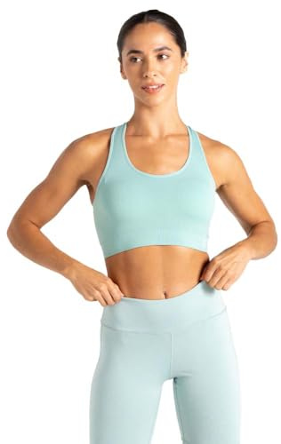 Dare2B Dont Sweat It II Bra - Damen Sport BH | herausnehmbare Polster - Blau - L