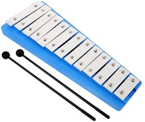 Xylophon für Töniges Glockenspiel Schlägeln Leicht und Tragbar für Anfänger und Vorschulkinder Zuhause Kindergarten und Musikunterricht