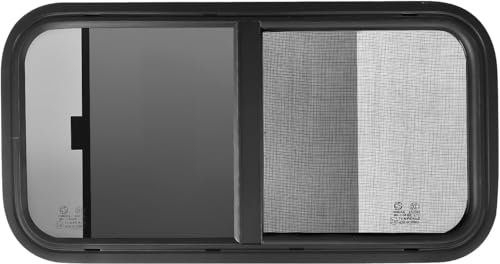 Fenêtre coulissante pour camping-cars, remorques, camionnettes ou véhicules modifiés - 920 x 325 mm