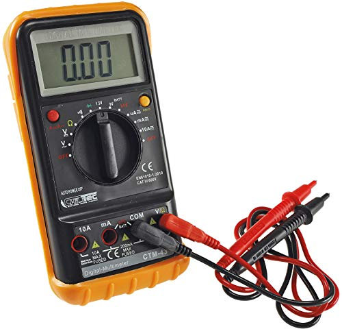 Chilitec Digital Multimeter CTM 43-Big Messgerät Mit Gummiholster Hold-Funktion
