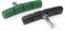 XLC Unisex – Erwachsene Bremsschuhe V-Brake BS-V11 4er Set 72 mm, Schwarz, grün