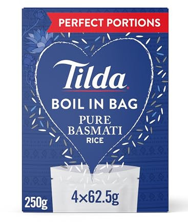Tilda Boil in the Bag Basmati Rice 62.5g x 4
