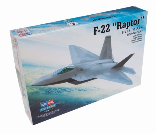 Hobbyboss Kit autentico per montaggio raptor F-22A scala 1:72