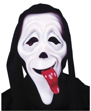 Adult Ghost Face Scary Movie Wassup! Mask / Fancy Dress