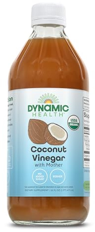 Dynamic Health Coconut Vinegar with Mother, 16 fl oz