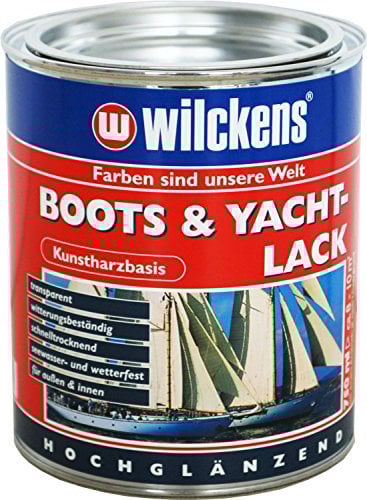 Kunstharzlack inkl. Pinsel zum Auftragen (Boots & Yachtlack 2.5 Liter)