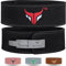 Mytra Fusion gewichthebergürtel 100% Echtes Leder Weightlifting Belt weiße Schnalle, Lifting Belt for Fitnessstudio, Fitness, Training, gewichthebergürtel Herren & Damen Gym Belt (Schwarz, XL)