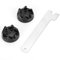 Repuestos para Batidoras de Vaso, Diseño Roscado WP9704230VP Acero Inoxidable + Plástico Accesorios de Acoplamiento de Licuadora con Llave, Kit de Reemplazo Profesional para Serie KSB5