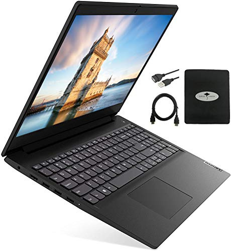 Lenovo 2021 Il più nuovo laptop IdeaPad 3 da 15,6 pollici HD per affari e studenti, AMD Ryzen 3 3250U (Beat i7-7600u), 20 GB di RAM, SSD PCIe da 512 GB, WiFi HDMI, Windows 10 S con accessori Ghost