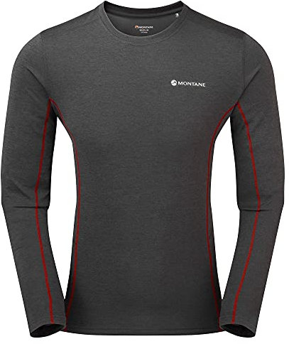 Montane Mens Dart Long Sleeve T-Shirt Slate XL