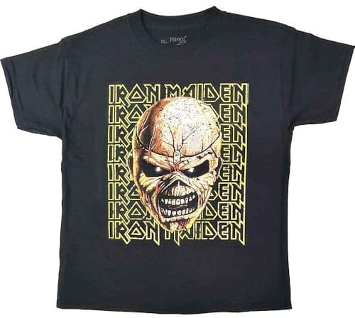 Iron Maiden Childrens/Kids Big Trooper Head T-Shirt (12-13 Years) (Black)