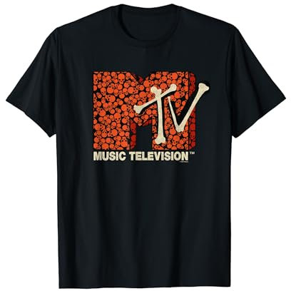 MTV Skull Filled Logo T-Shirt