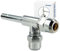 tecuro | T-Stück Abzweigverteiler | zur Unterverteilung bei der Sanitärinstallation | 3/8 Zoll AG x Ø 10 mm Rohrstutzen | Messing CW617N nach Trinkwasserverordnung | verchromt | 4699916A