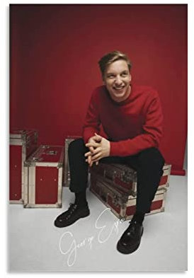ACIDI Leinwandbild 50 * 70cm George Ezra Dekorative Leinwand Wandkunst Wohnzimmer Poster Schlafzimmer Kein Rahmen