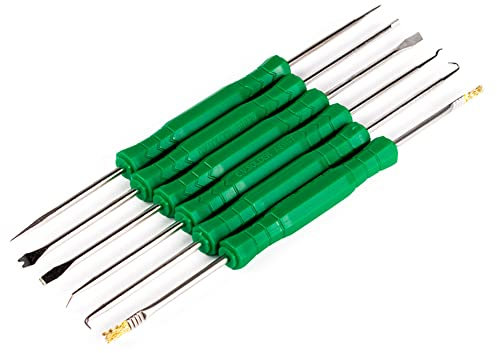 SPORTARC 6-teiliges Entlöthilfe, Werkzeug-Set, Löthilfe, Hilfswerkzeug, PCB-Reinigungswerkzeug, Reparaturwerkzeug