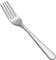 Forks Set of 6 Piece, Stainless Steel Dinner Fork Table Forks, Mirror Polishing Cutlery Fork Set Pack of 6, Dishwasher Safe (7.1 inches, 18cm)