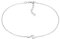 Elli Bracelet de Cheville Femmes bracelet de cheville pendentif vagues maritimes Basic en argent sterling 925