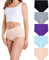 HAVVIS Unterhosen Damen Stretch Baumwolle Hohe Taille Slips Weich Atmungsaktiv Bequeme Unterwäsche Mehrpack (M, C03-5er Pack - Mehrfarbig)