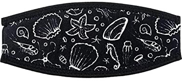 Qianly Neoprenband für Tauchmasken, Haarschutz, Größe 20 cm X 9 cm, Stil b