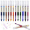 OFFCUP Gelschreiber 0.5mm, 12pcs bunt Gel-Tintenstifte, japanischer Stil Gelschreiber, extra feine Spitze bunt Gel Kugelschreiber Schnell Trocknende Tinte