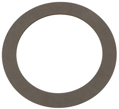 Fame FRBD-6GR, 6 Zoll Bass Drum Ring, Grau, Selbstklebender Schaumstoff-Lochverstärkungsring, Dämpfungsfunktion, Kein Einreißen, Ideal für Mikrofon-Platzierung