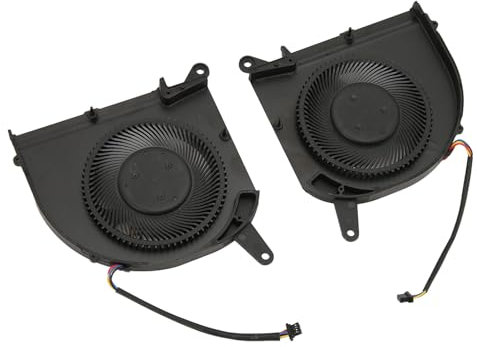 Yunseity Ersatz-interner Lüfter, Schnelle Wärmeableitung, Leiser 4-poliger GPU-CPU-Lüfter für AERO 15 OLED SA 17 HDR XA RP75XA RP77XA Laptop (CPU- und GPU-Lüfter)