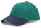 Tommy Hilfiger Herren Cotton Flag Logo Adjustable Baseball Cap Baseballkappe, Ornamentgrün/Space Blue, Einheitsgröße