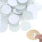 Lot de 50 patins adhésifs antidérapants de 2,5 cm pour dessus de table en verre - En caoutchouc souple et transparent - Pour armoire - Protection silencieuse pour empêcher le dessus de table en verre