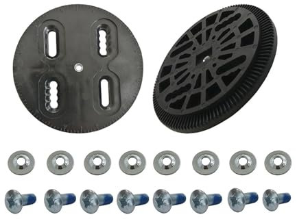 UIAHNE Plaque de montage pour fixation de ski avec vis de fixation 4 trous 4 x 4 pièces de rechange