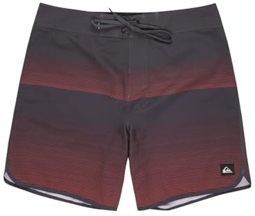 Quiksilver Surfsilk Scallop 18 Herren Boardshorts, Schwarz, 33